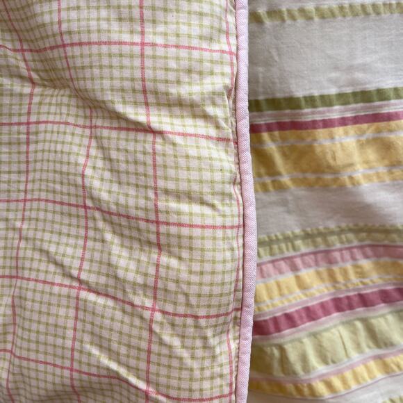 Croscill Home Juliana Reversible Full Size Comforter Pillow Sham Set Yellow - Picture 5 of 14